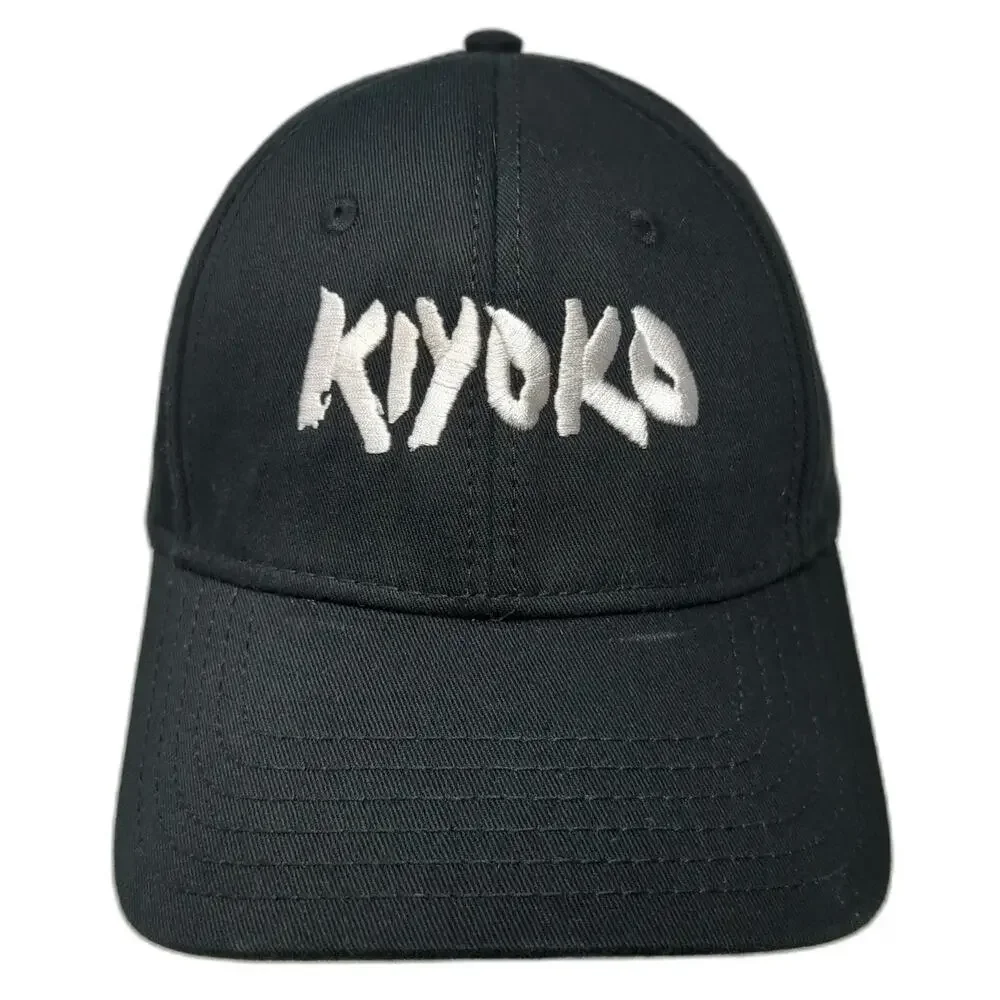 Otto Baseball Cap Black One Size Embroidered Kiyoko Graphic Hat Strapback